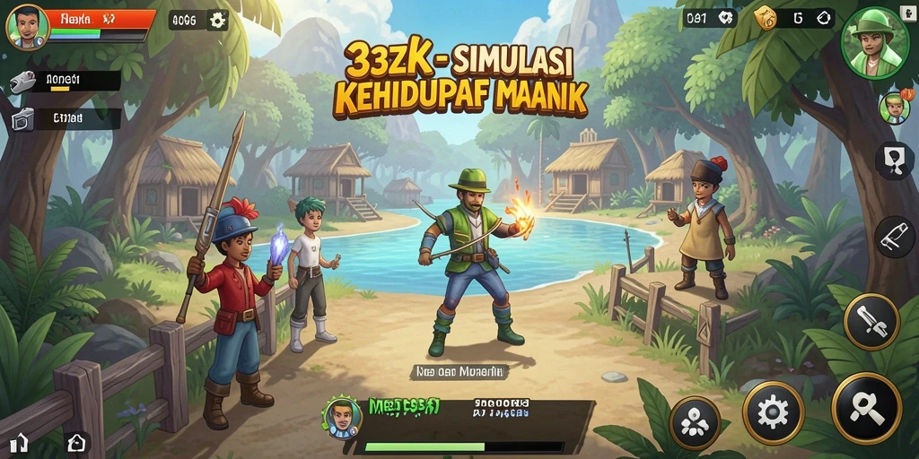 Tampilan gameplay yang menarik dari 33ZK dalam suasana simulasi.