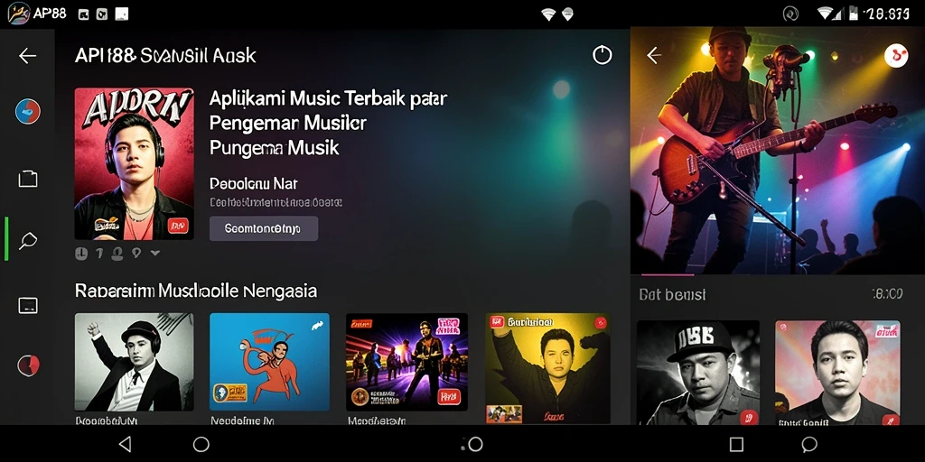 Tampilan gameplay API88 yang menampilkan antarmuka musik yang intuitif.