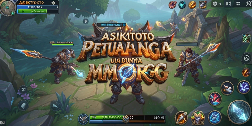 Screenshot gameplay ASIKTOTO menampilkan pertarungan mendebarkan di dunia MMORPG.