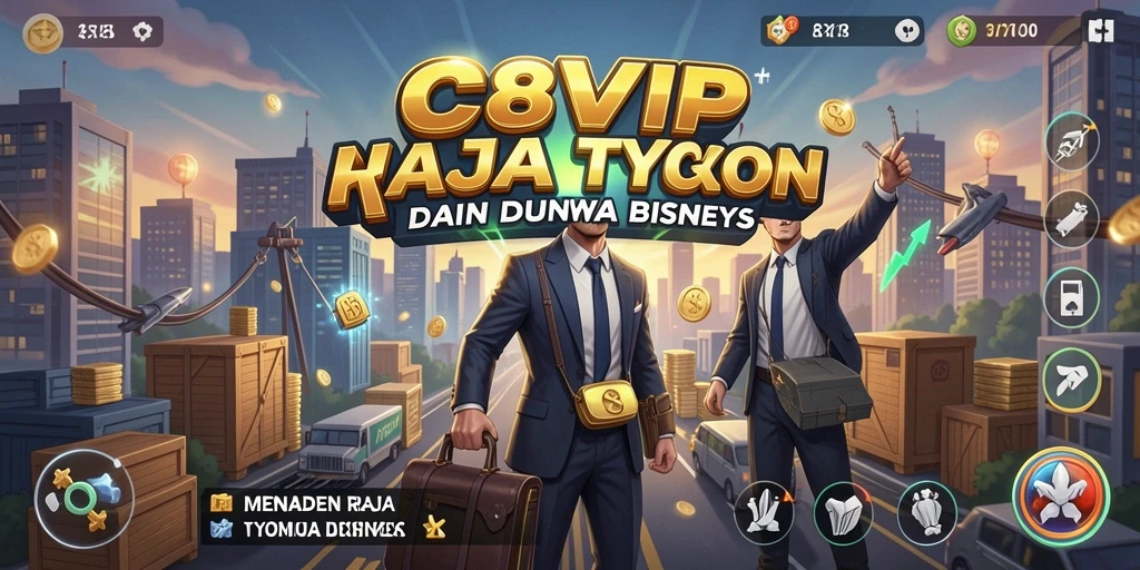 Tampilan gameplay C8VIP yang menarik dan penuh strategi Tycoon.