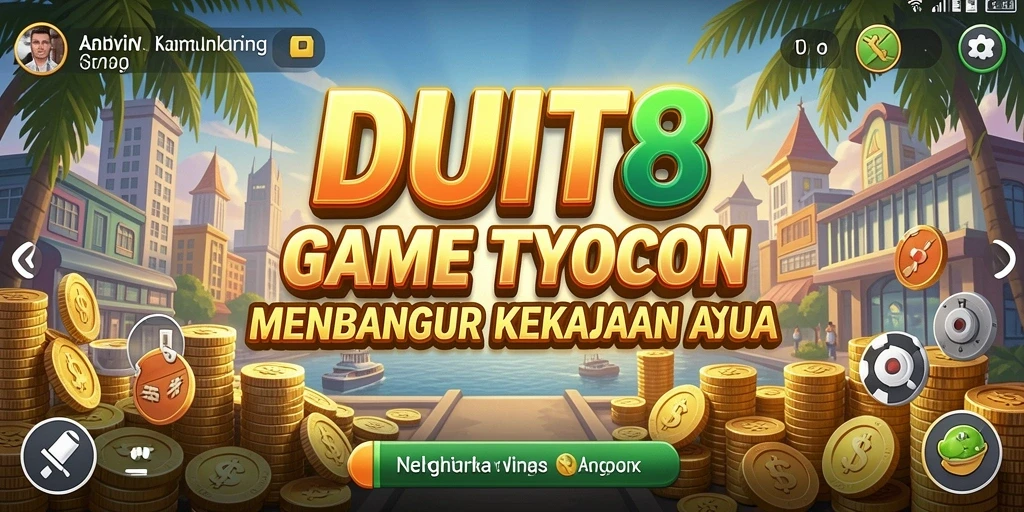 Gameplay seru dan mendebarkan dalam dunia bisnis Tycoon.