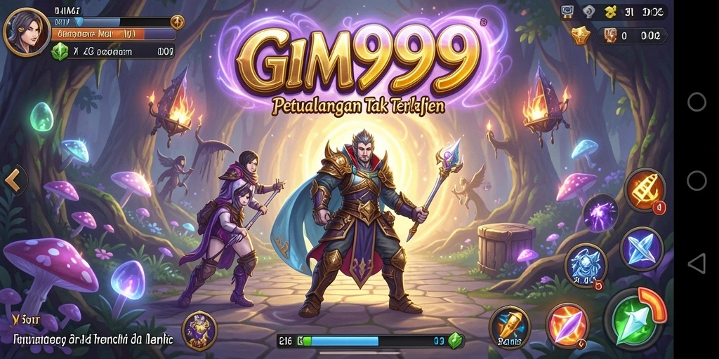 Screenshot gameplay GIM999 yang menunjukkan keseruan petualangan.