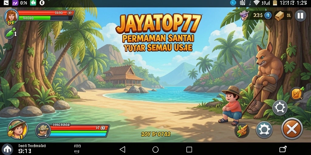 Tampilan permainan <strong>JAYATOP77</strong> yang menarik dan menawan.