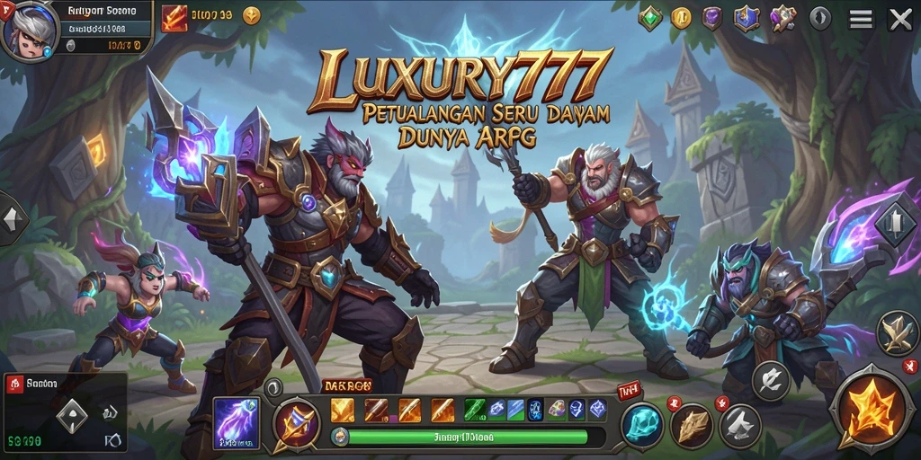 Tampilan gameplay menarik dari LUXURY777 selama petualangan seru.