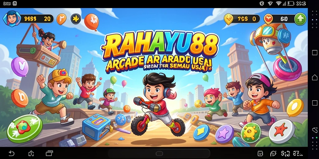 Tangkapan layar RAHAYU88 menunjukkan gameplay Arcade yang menarik.