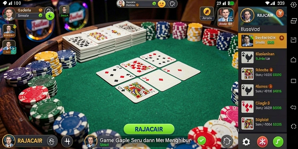 Tampilan menarik dari gameplay RAJACAIR yang mendebarkan.