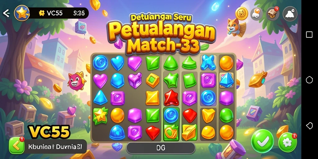 Gameplay seru dan penuh warna dalam VC55.