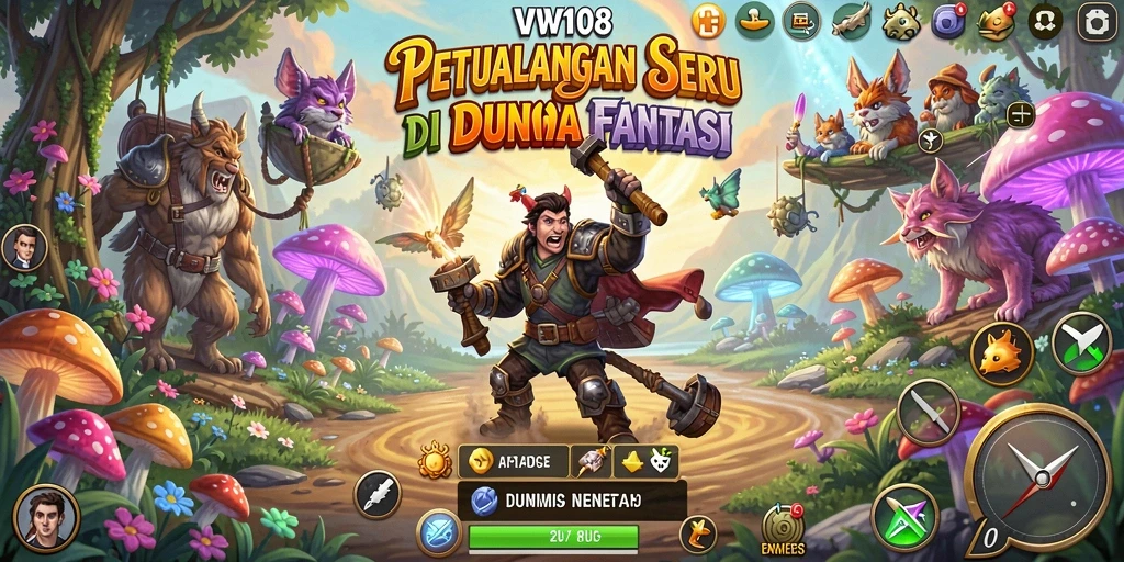 Screenshot gameplay VW108 yang menunjukkan aksi seru dalam petualangan.