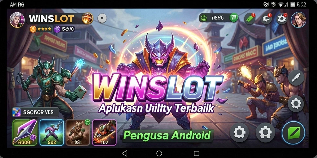 Tampilan utama WINSLOT menampilkan fitur pengelolaan yang mudah digunakan.